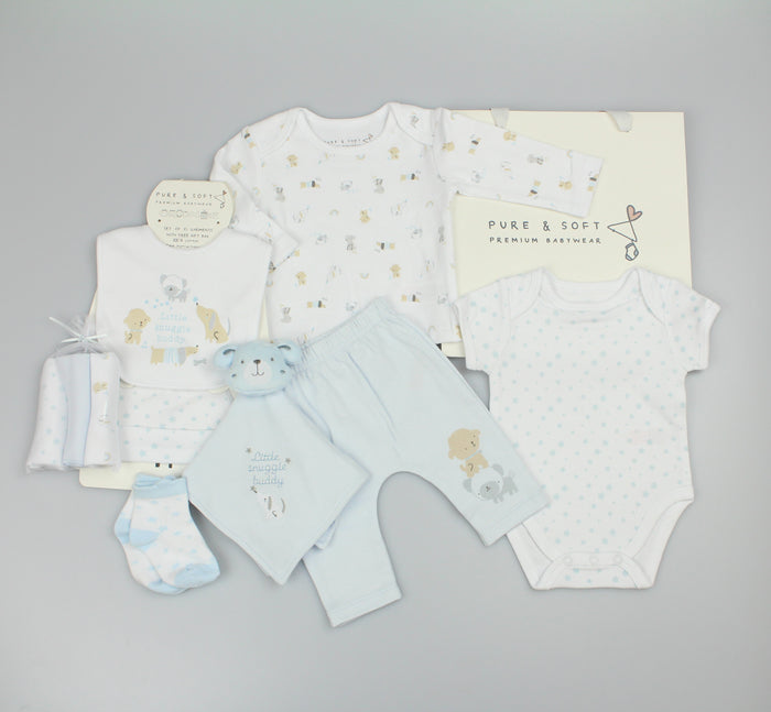 10pc Gift Set - Little Snuggle Buddy (NB-3m) (PK6) N14742