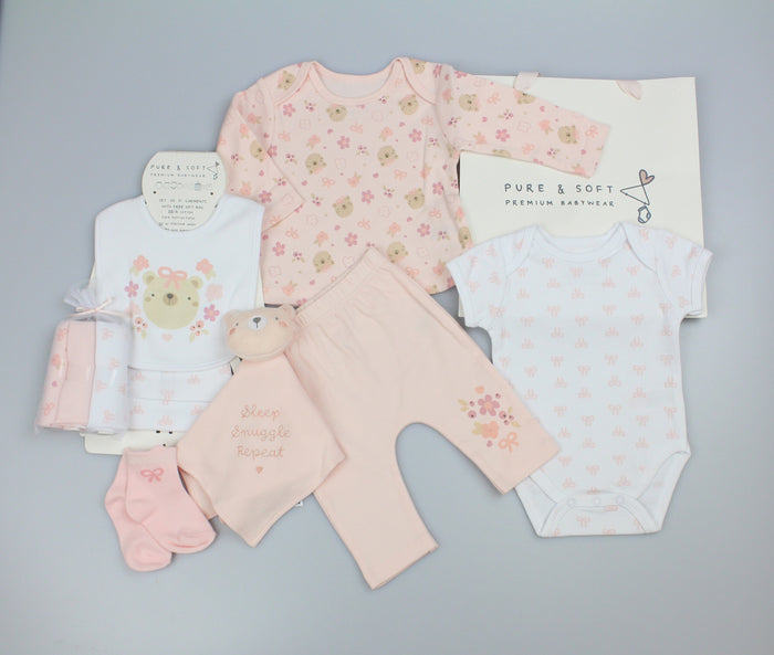 10pc Gift Set - Sleep Snuggle Repeat (NB-3m) (PK6) N14744