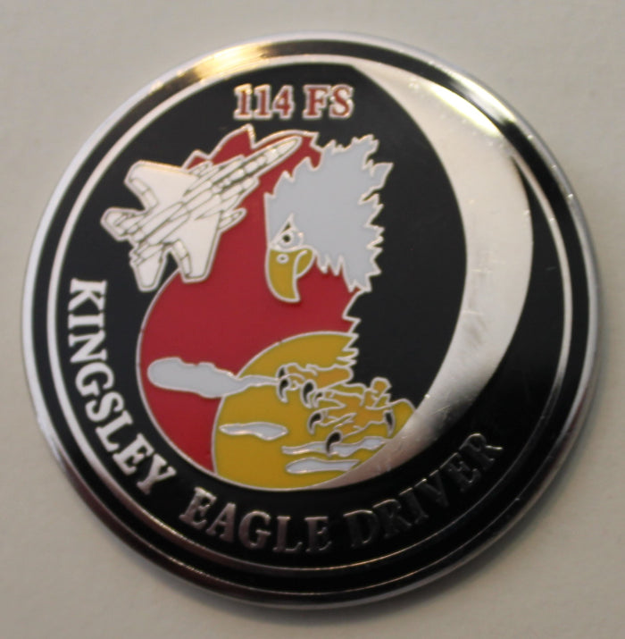 114th Fighter Squadron Pilot: Beast Air Force Challenge Coin