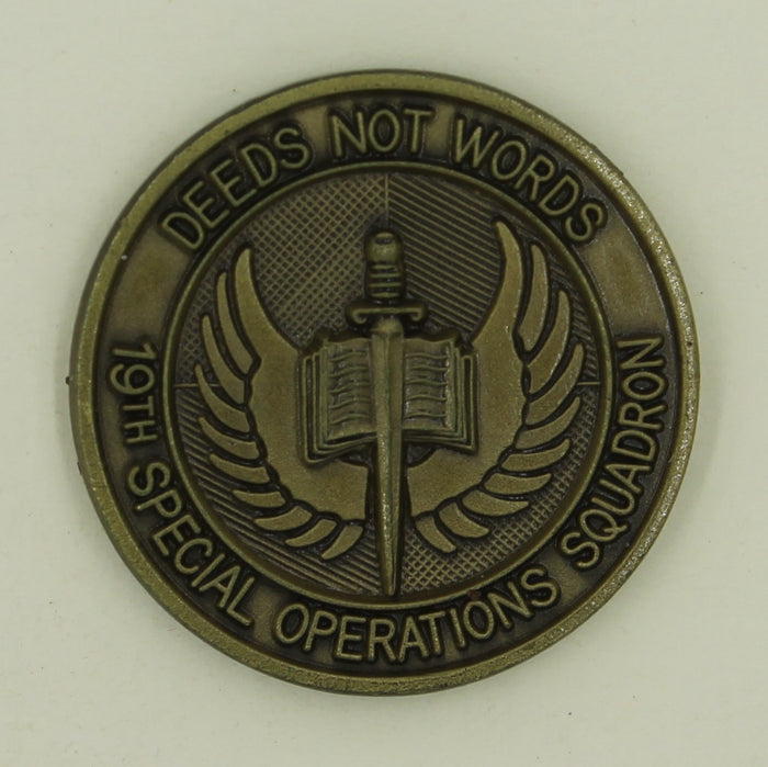 19th Special Operations Squadron Air Force Challenge Coin