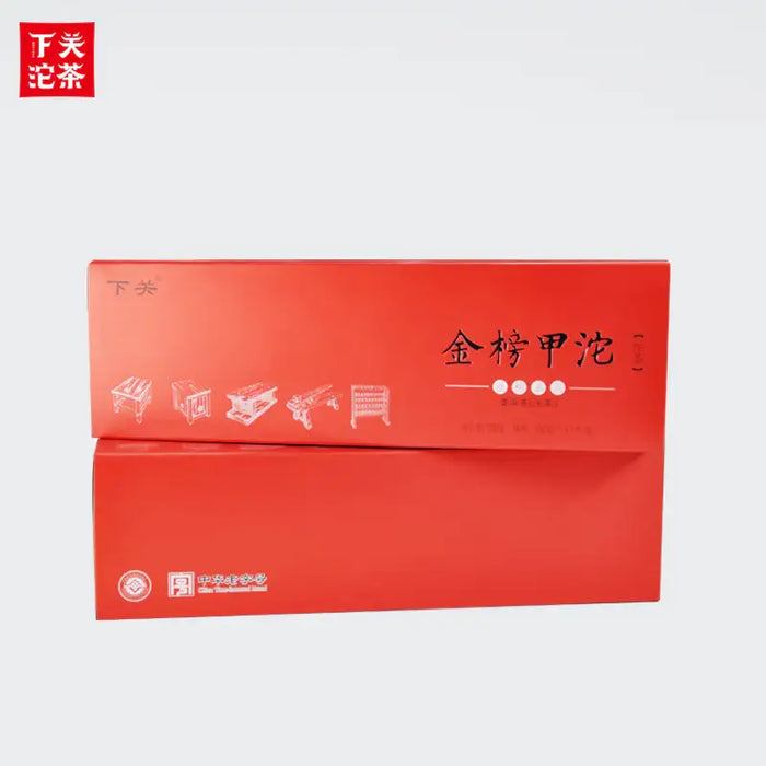 2015 XiaGuan "Jin Bang Jia Tuo" (Golden List 1st Grade) 100g*5pcs Puerh Raw Tea Sheng Cha - King Tea Mall
