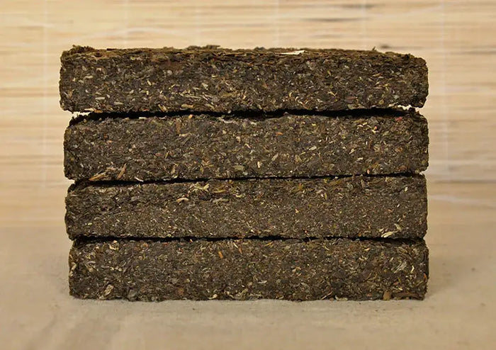 2015 XiaGuan "Lv Da Shu" (Big Green Tree) Brick 250g*4pcs Puerh Raw Tea Sheng Cha - King Tea Mall