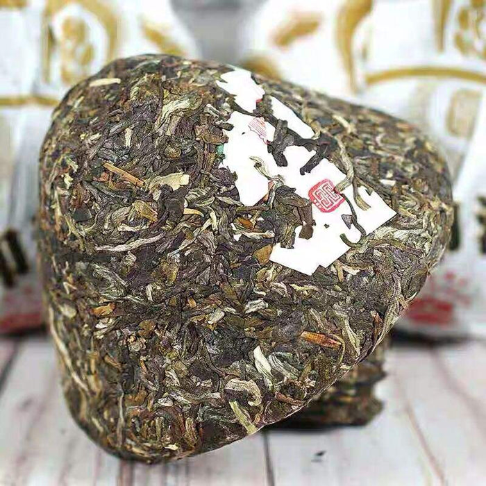 2016 XiaGuan "Jin Yin Tuo" (Golden Mark) 300g Puerh Raw Tea Sheng Cha - King Tea Mall