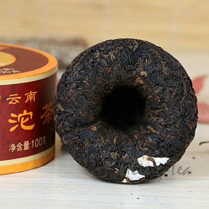 2017 XiaGuan "Da Li Tuo" Boxed 100g  Puerh Ripe Tea Shou Cha - King Tea Mall