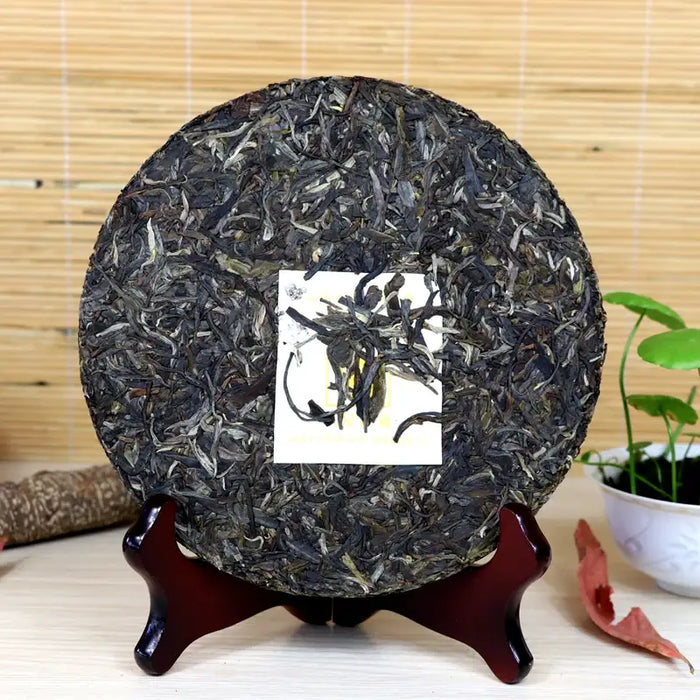 2017 XiaGuan "Liu Xing Zhen Cang" (Valuable 6 Stars) Cake 357g Puerh Raw Tea Sheng Cha - King Tea Mall