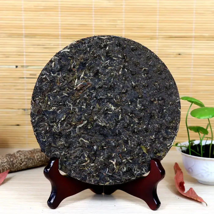 2017 XiaGuan "Liu Xing Zhen Cang" (Valuable 6 Stars) Cake 357g Puerh Raw Tea Sheng Cha - King Tea Mall