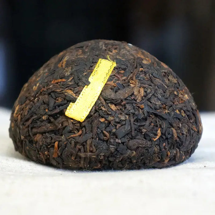 2018 XiaGuan "Shang Pin Jin Si Tuo" (Golden Ribon) 100g  Puerh Ripe Tea Shou Cha - King Tea Mall