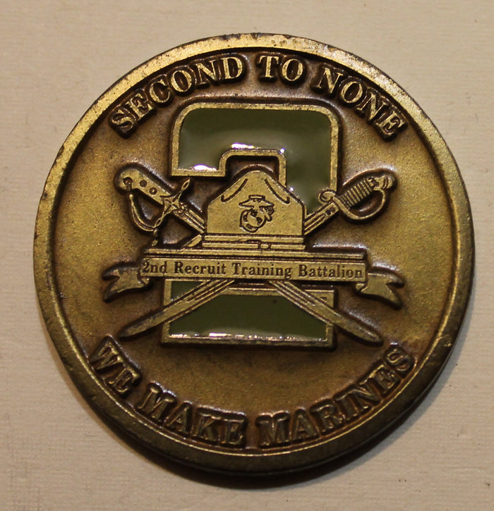 2nd Recruit Training Battalion Parris Island Marine Challenge Coin