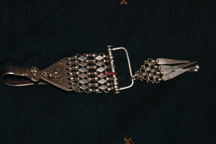 354 Old Silver Banjara Accessory-WOVENSOULS-Antique-Vintage-Textiles-Art-Decor