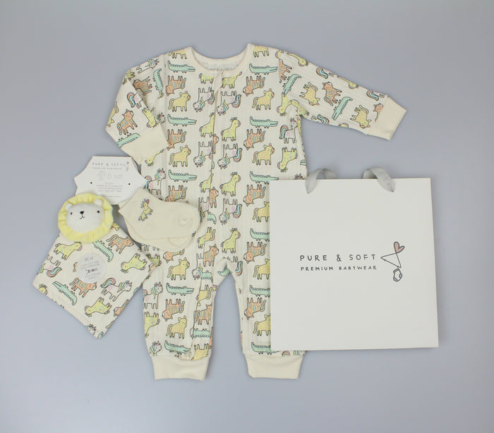 3pc Gift Set - Animals (0-9m) (PK6) J13852