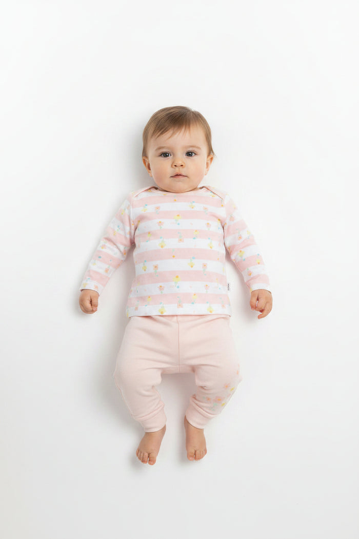 4pc Gift Set w/Bag - Stripes (0-6m) (PK6) M15868