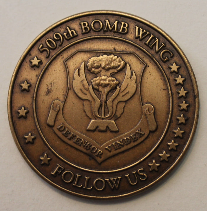 509th Bomb Wing B-2 Stealth Bomber Air Force Challenge Coin