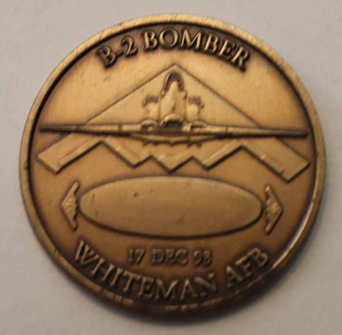 509th Bomb Wing B-2 Stealth Bomber Air Force Challenge Coin