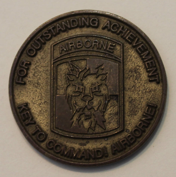 50th Signal Battaion (Corps) Airborne (Forced Entry) Army Challenge Coin