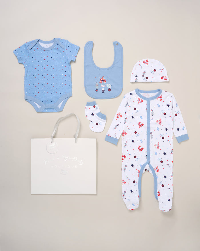 5pc Gift Set - Circus (NB-6m) (PK4) F10711