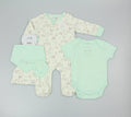 5pc Gift Set - MInt Teddy Faces (0-9m) (PK6) J13912
