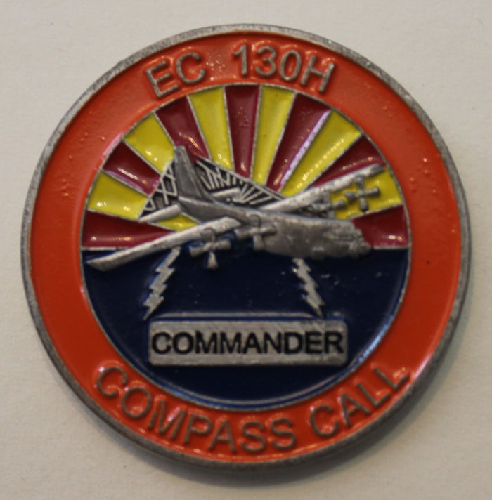 755th Operations Support Squadron Compass Call Commander Air Force Challenge Coin