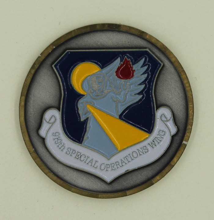 919th Special Operations Wing 719th Communications Flight Air Force Challenge Coin