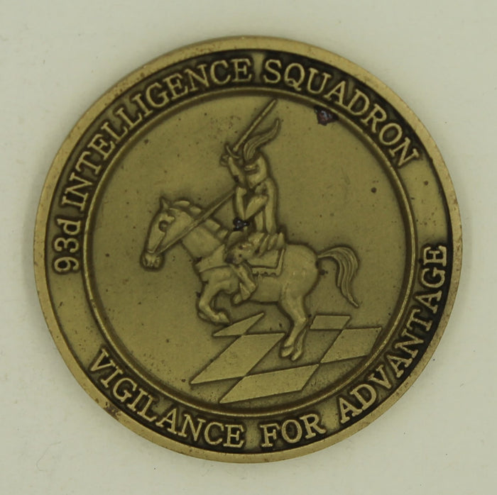 93rd Intel Sq Medina Regional SIGINT Security Center MRSOC/NSA Challenge Coin