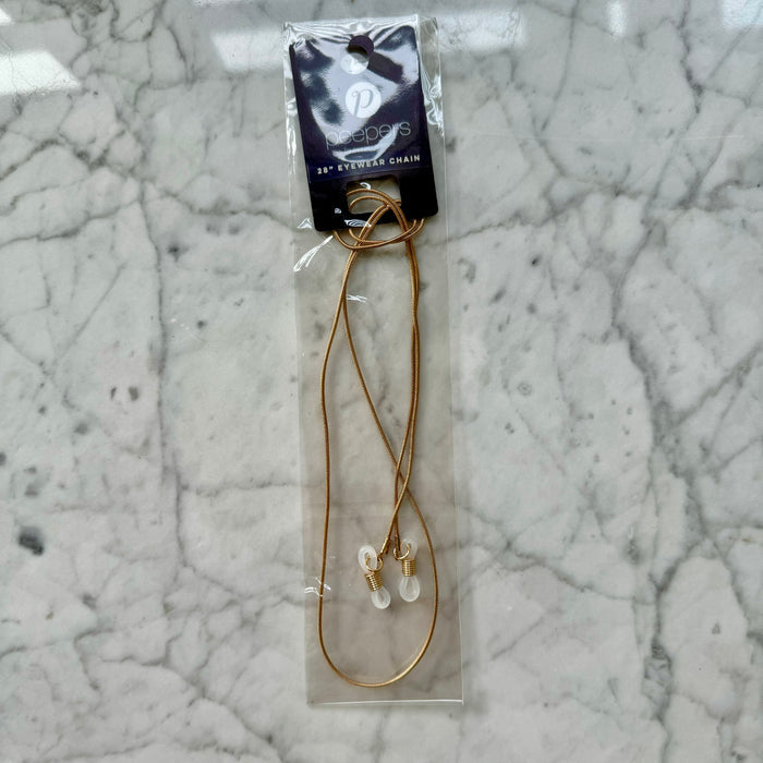 D Peepers 28" eyewear chain - gold