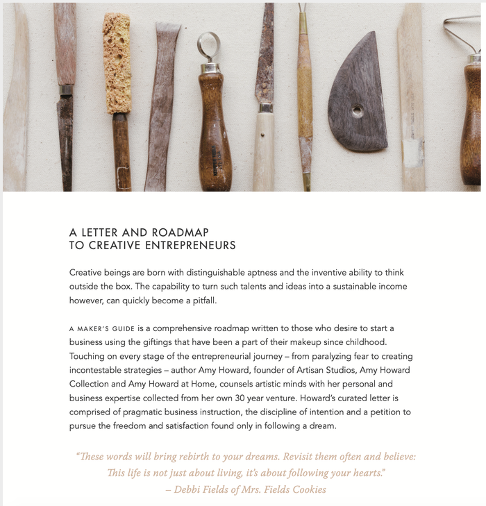 A Maker's Guide