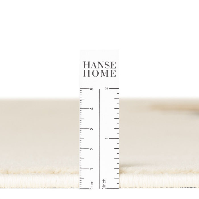 Fabric swatch with a ruler and 'HANSE HOME' branding on a white background