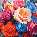 Amazing Colorful Roses