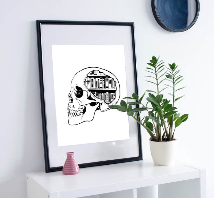 PinkPolish Design Art Prints "Anatomy of a Strong Willed Woman"  Digital Drawing: Art Print