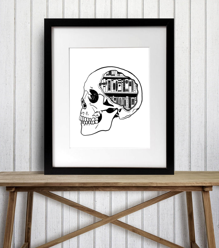 PinkPolish Design Art Prints "Anatomy of a Strong Willed Woman"  Digital Drawing: Art Print