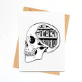 PinkPolish Design Note Cards "Anatomy of a Strong Willed Woman" Handmade Notecard
