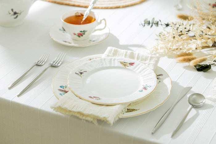 Anna Garden Bone China Dessert/Dinner Plate