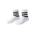 Baby 5 Pack Sports Socks - White/Neutral (0-5.5) (PK12) 44B1013
