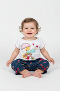 Baby Girls 2 pcs Set- Raindrops/Strawberry - (3-12 Months) (PK6) E2153
