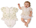 Baby Girls 2 pcs Set with Floral Print, Lace and Bow (NB-9m) (PK6) - BIS-2120-6420