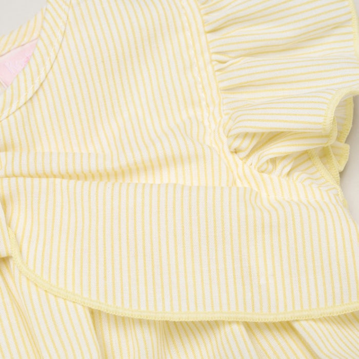 Baby Girls Dress, Pant & Headband Set - Lemon/Pink (0-9m) (PK6) H12803NB