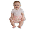 Baby Girls Jacquard 2 pcs Set with Bows (NB-9m) (PK6) - BIS-2120-6408