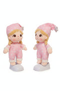 Baby Girls Soft Doll with Pink All-in One and Hat (32cm) (PK6) GP-25-1323