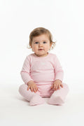 Baby Girls Velour 2 pcs Set with Smocking - Princess (NB-6m) (PK6) BW-13-411