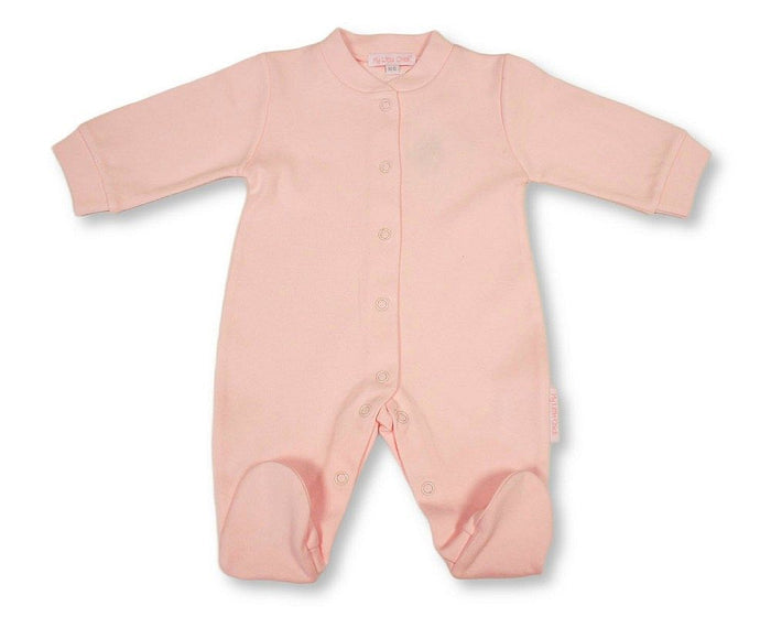 Baby Sleepsuit Plain - Sizes Tiny Baby & Newborn (TinyBaby & NB) (PK6) Bw-0503-0611-Hen