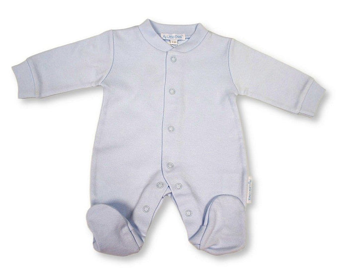 Baby Sleepsuit Plain - Sizes Tiny Baby & Newborn (TinyBaby & NB) (PK6) Bw-0503-0611-Hen