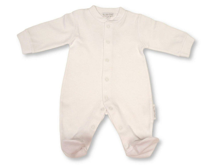 Baby Sleepsuit Plain - Sizes Tiny Baby & Newborn (TinyBaby & NB) (PK6) Bw-0503-0611-Hen