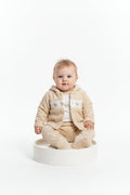 Baby Velour 3 pcs Set with Smocking - Puppy (NB-6m) (PK6) BW-13-416