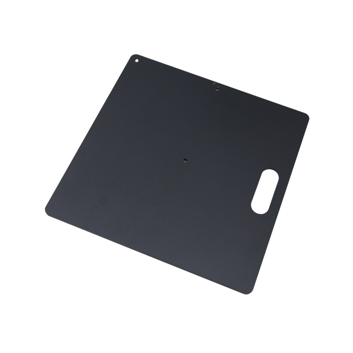 Base stand 24" x 24" x 3/16" for slip fit system (Fits set B) - Black