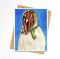 PinkPolish Design Note Cards "Bawk-Bushka" Handmade Notecard