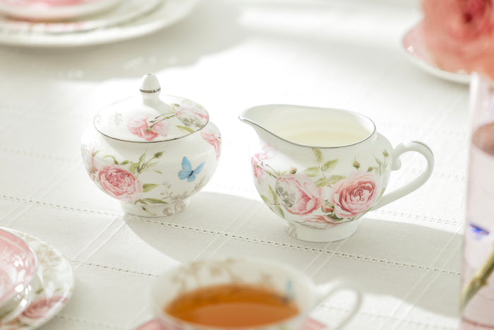 Beau Rose Bone China Tea Set