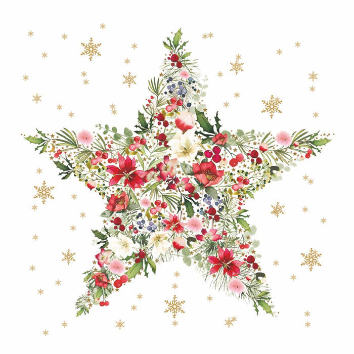Beautiful Christmas Star • Lunch Napkins