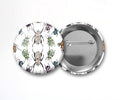 PinkPolish Design Buttons "Beetle Repetition" Pin Back Button, 2.25 Inch