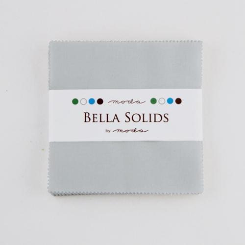 Bella Solids - Zen Grey - 5" Charm Pack