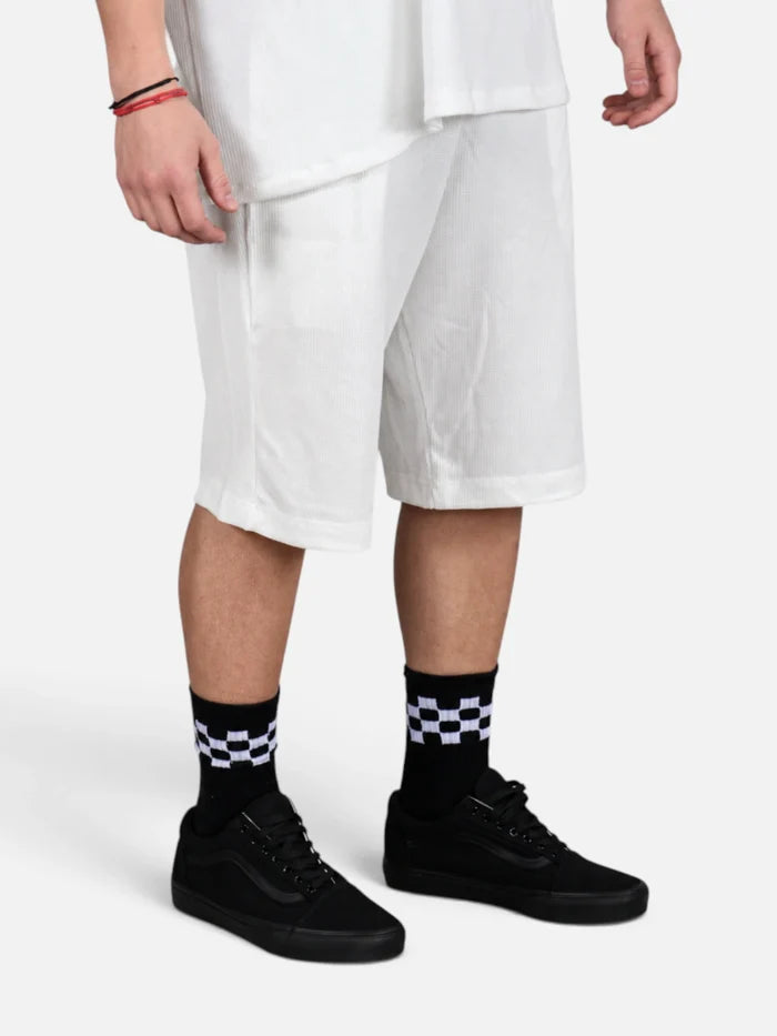 Bermuda NTF Tunez Slim Wafle Blanca