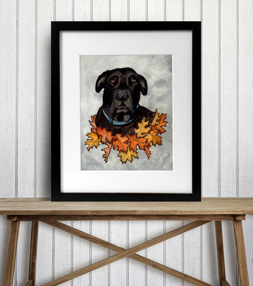 PinkPolish Design Art Prints "Big Buddy"  Watercolor Painting: Art Print